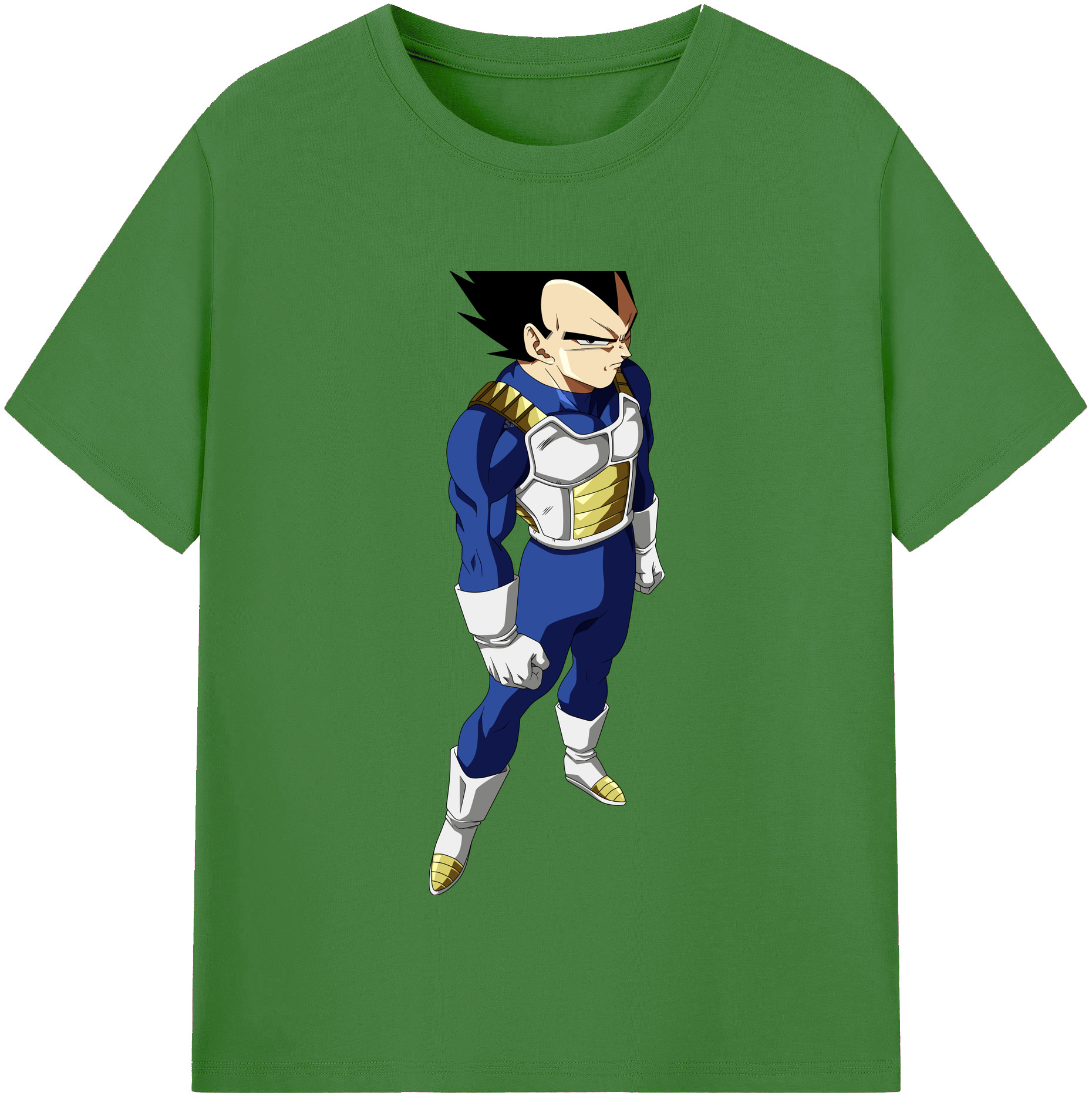 （画像用） ドラゴンボール ベジータ四世（Bejīta Yonsei）DRAGON BALL Vegeta IV レディースカジュアルプリントTシャツ（綿100％）